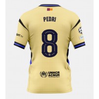 Barcelona Pedri Gonzalez #8 Vonkajší futbalový dres 2025-26 Krátky Rukáv